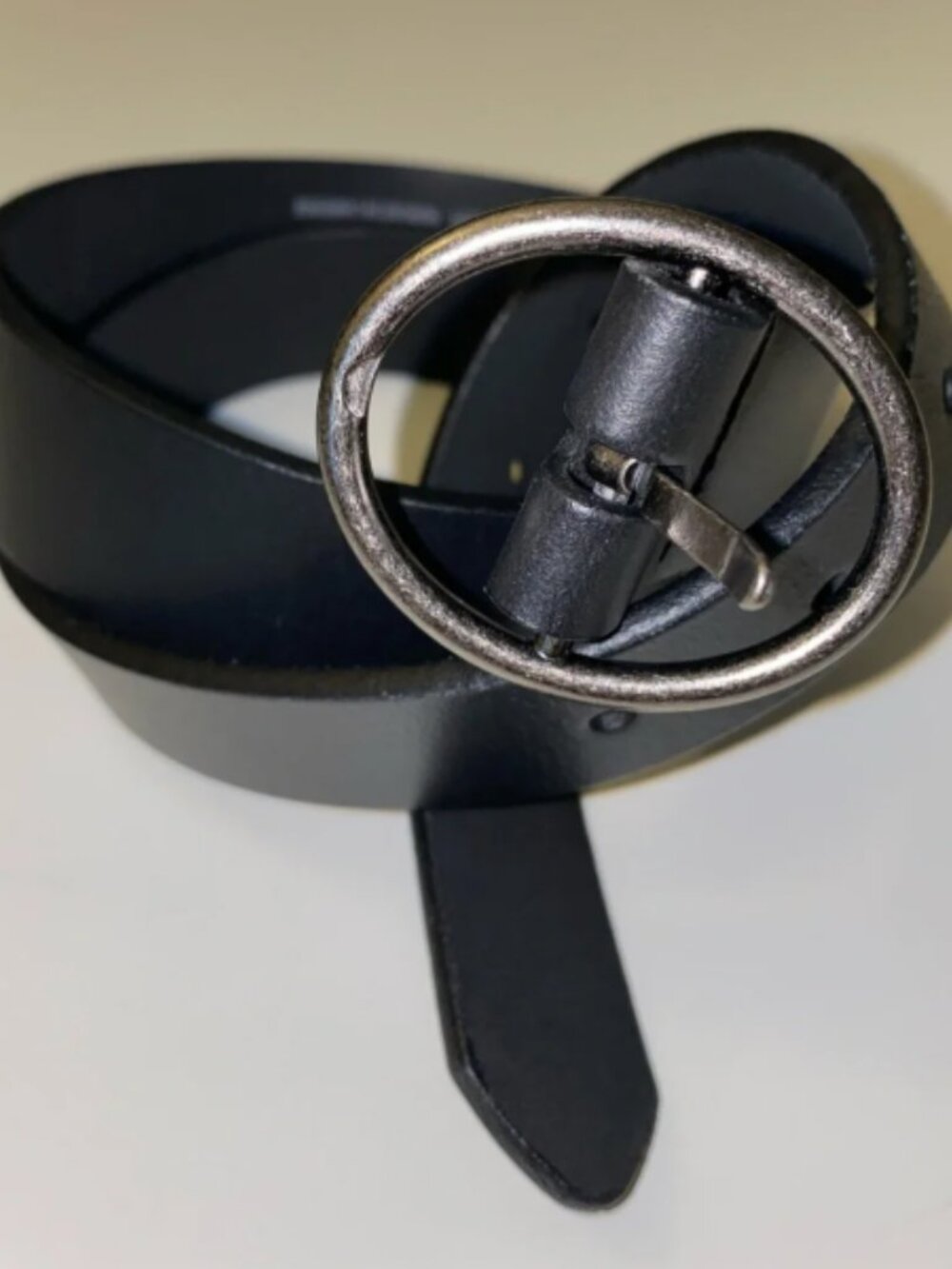 American Eagle Men’s Black Leather Belt MEDIUM